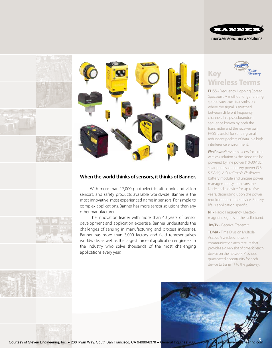 Key wireless terms | Banner American Products Wireless Network User Manual | Page 3 / 32