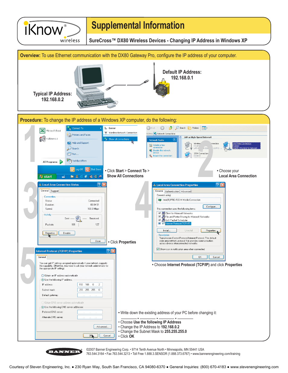 Banner American Products Wireless Network User Manual | Page 30 / 32