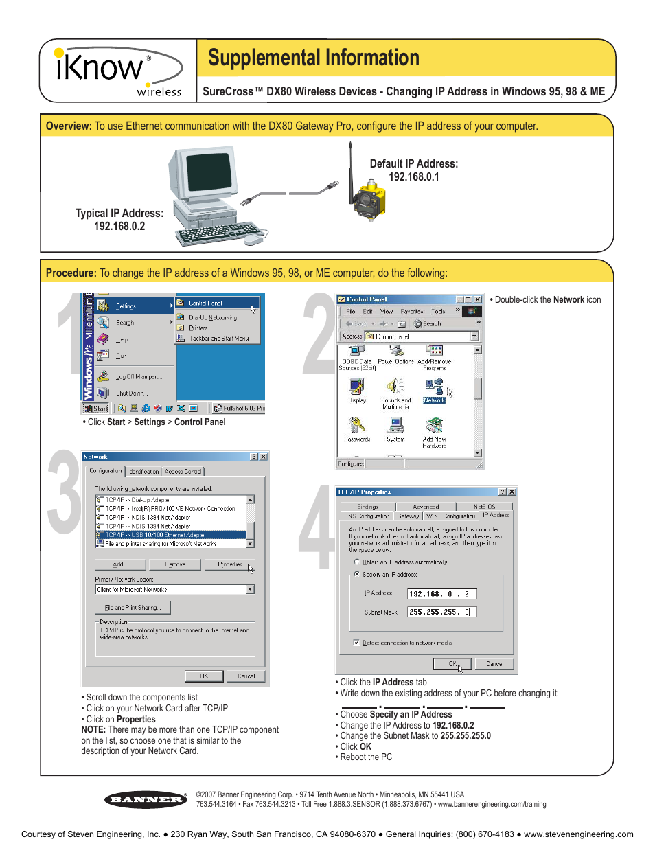 Banner American Products Wireless Network User Manual | Page 32 / 32