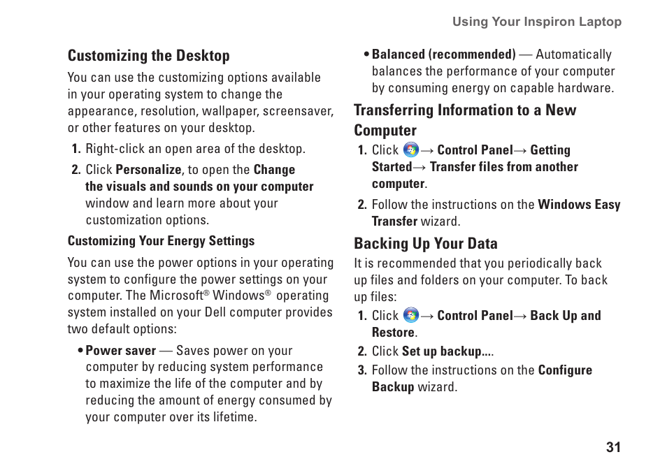 Dell Inspiron 13 (1370, Late 2009) User Manual | Page 33 / 78