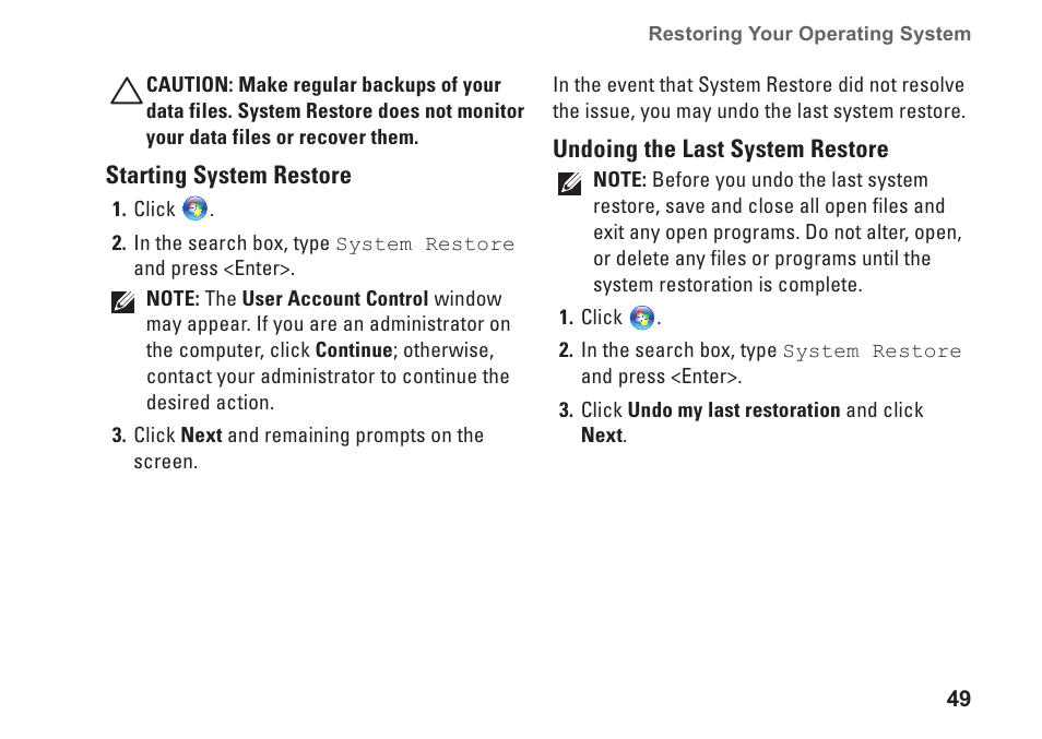 Dell Inspiron 13 (1370, Late 2009) User Manual | Page 51 / 78