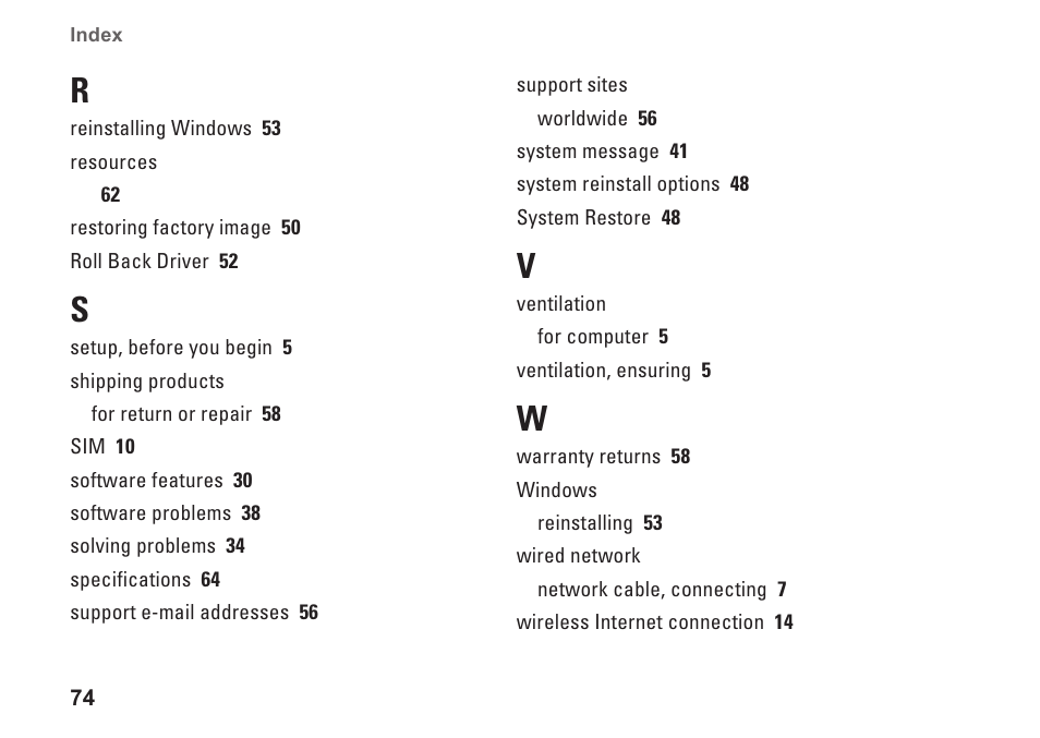 Dell Inspiron 13 (1370, Late 2009) User Manual | Page 76 / 78