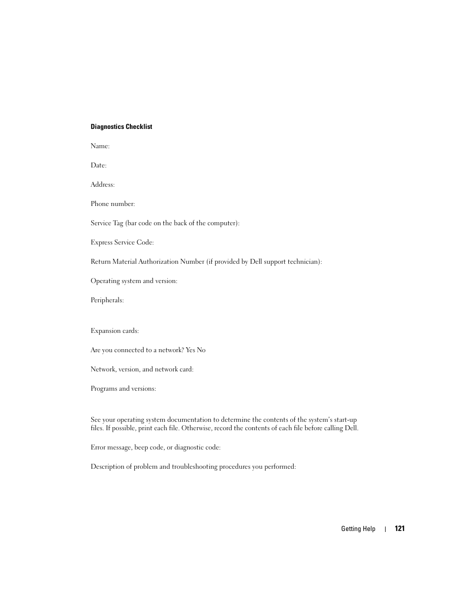 Dell PowerEdge 1800 User Manual | Page 121 / 160