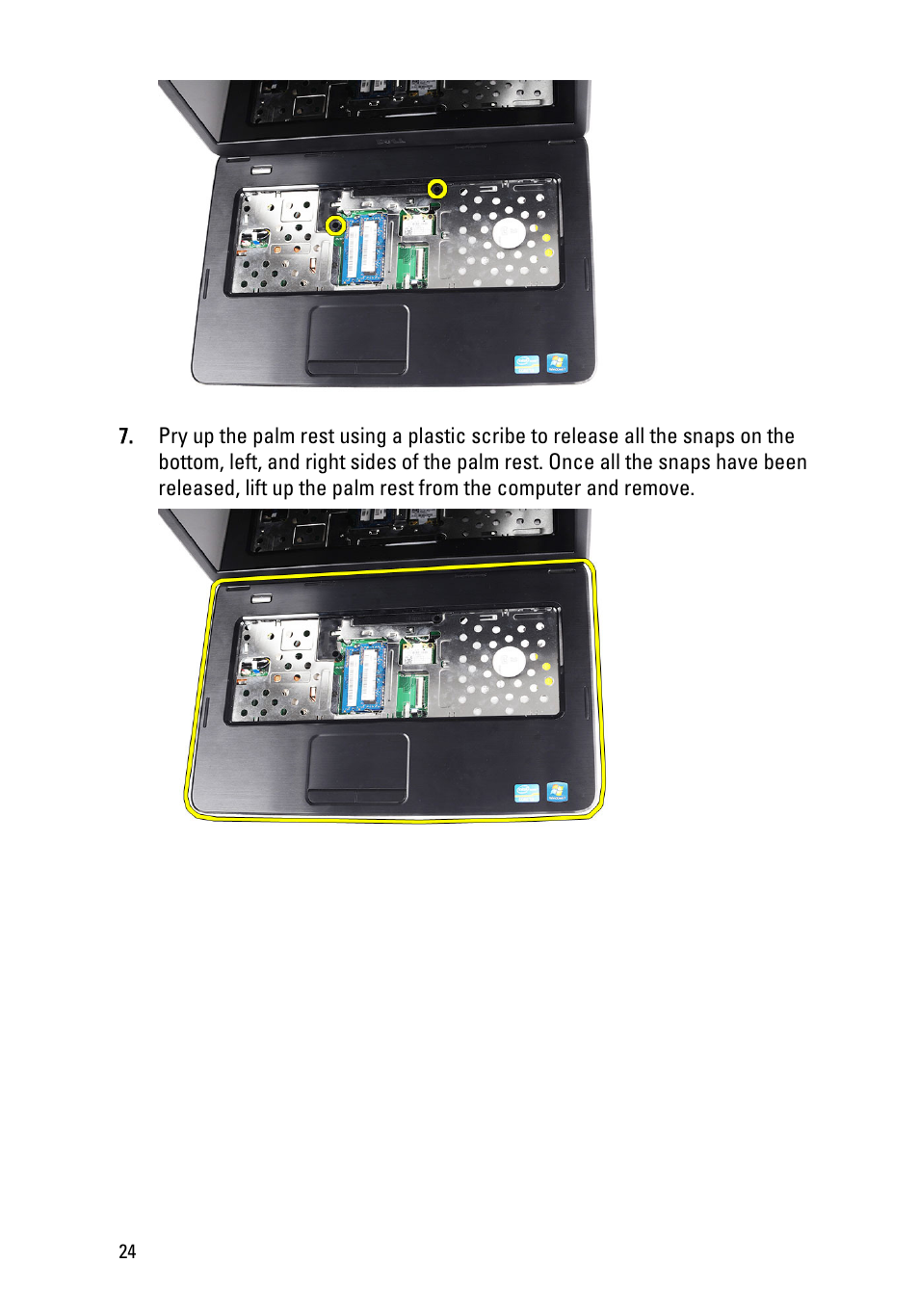 Dell Vostro 1550 (Mid 2011) User Manual | Page 24 / 86
