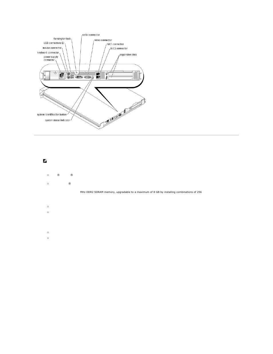 System features | Dell PowerEdge 850 User Manual | Page 7 / 22
