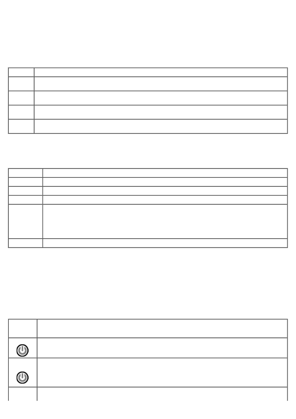 Power button light codes, Dell diagnostics main menu | Dell Precision T7500 (Early 2009) User Manual | Page 11 / 108