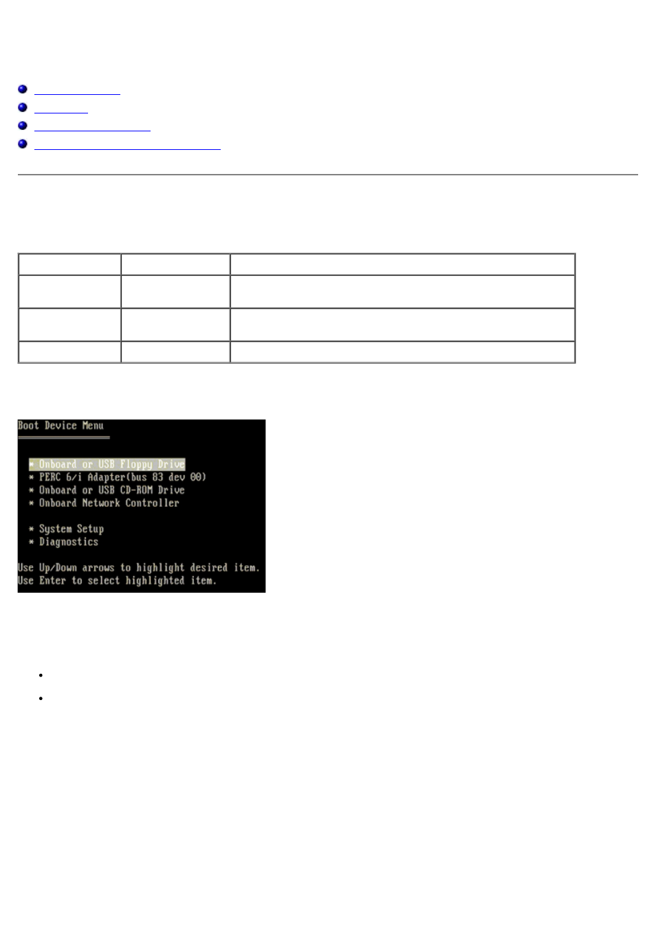 System setup, Entering system setup, Post keystrokes | Boot menu | Dell Precision T7500 (Early 2009) User Manual | Page 23 / 108