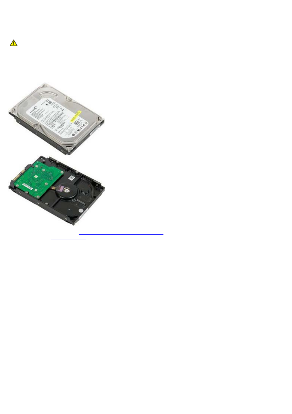 Hard drive, Hard drives, Removing the hard drives | Dell Precision T7500 (Early 2009) User Manual | Page 31 / 108