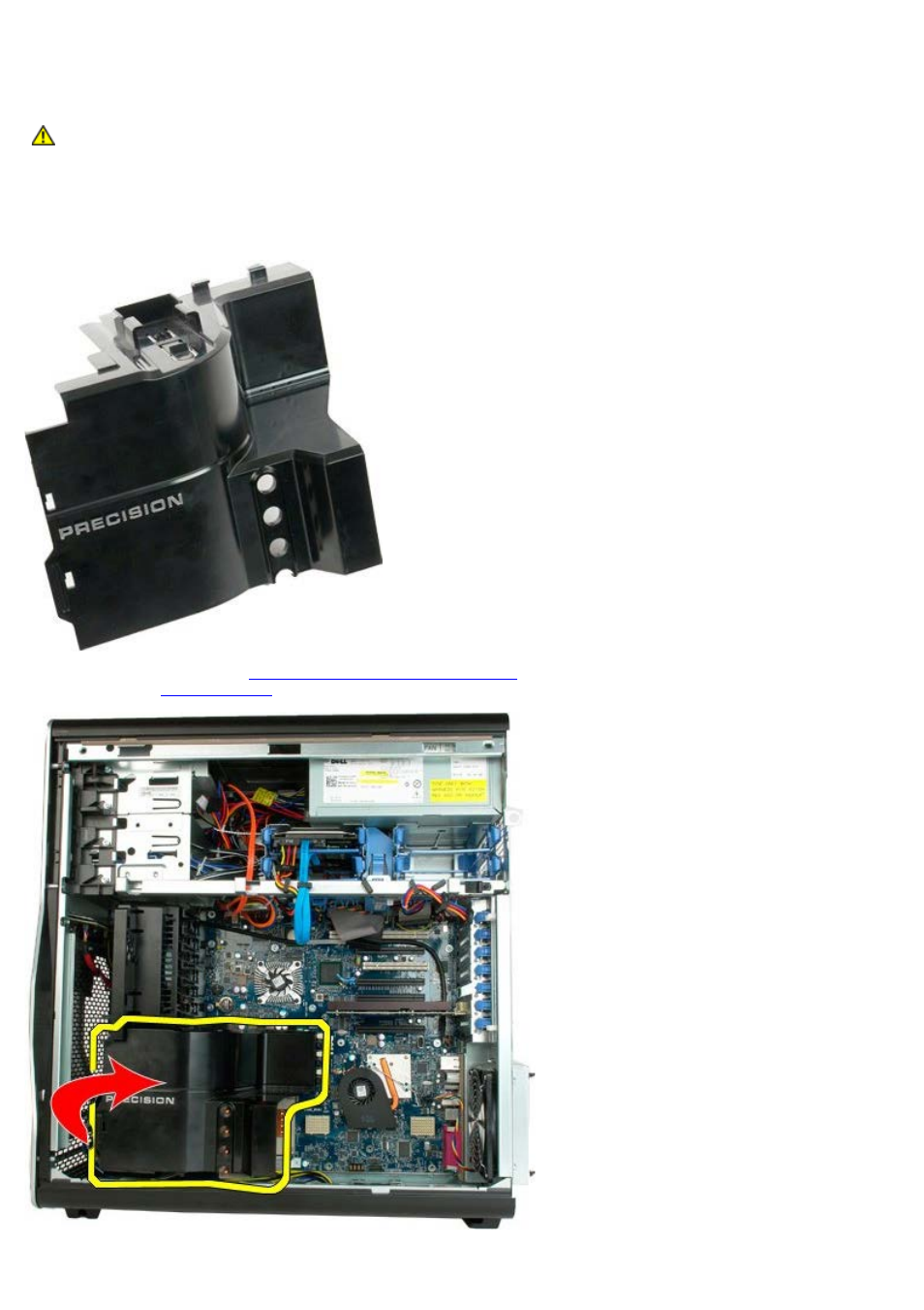 Memory shroud | Dell Precision T7500 (Early 2009) User Manual | Page 43 / 108