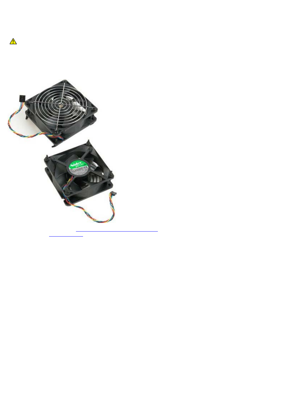 Rear fan, Removing the rear fan | Dell Precision T7500 (Early 2009) User Manual | Page 74 / 108