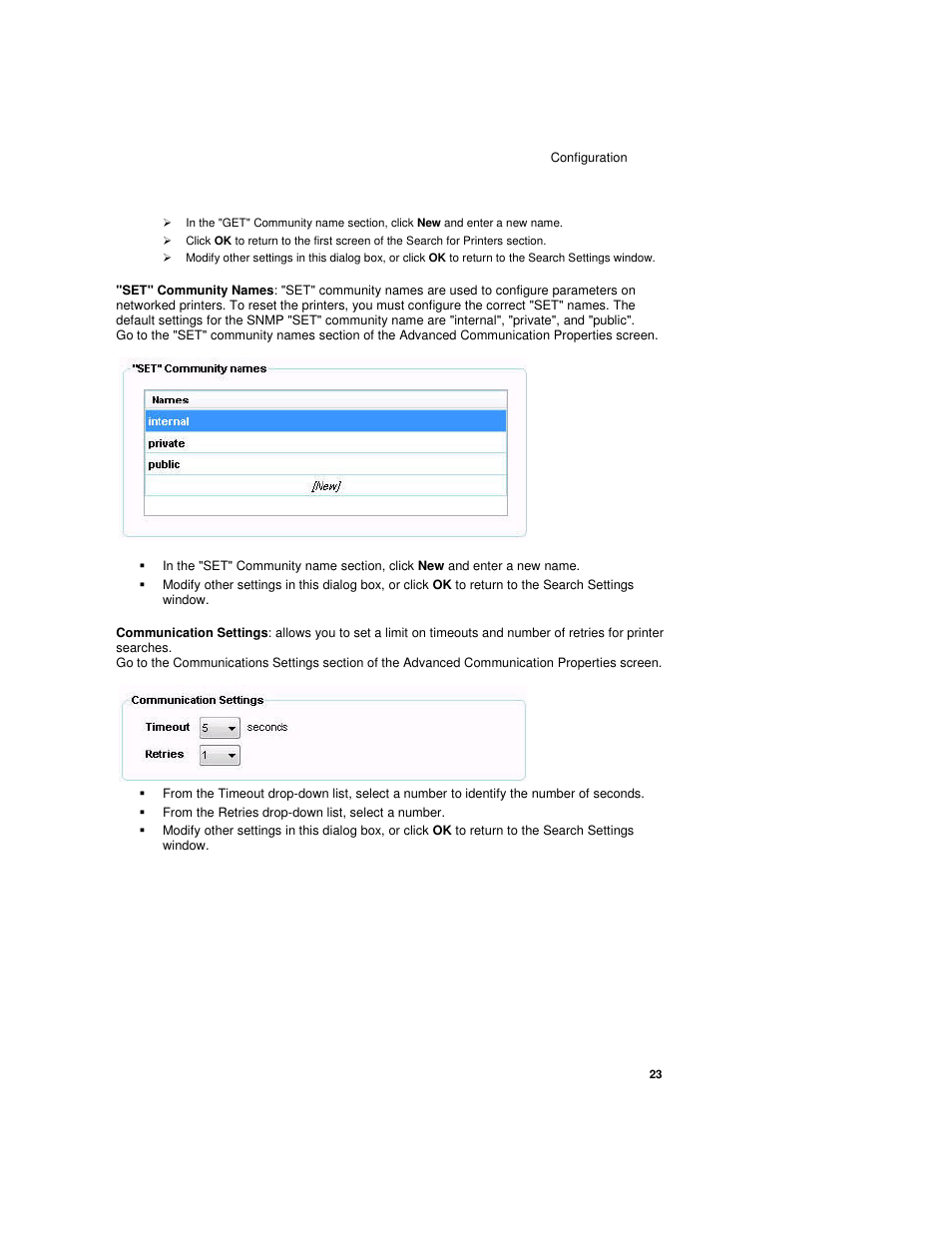 From the retries drop-down list, select a number | Dell Print Page Services User Manual | Page 27 / 92