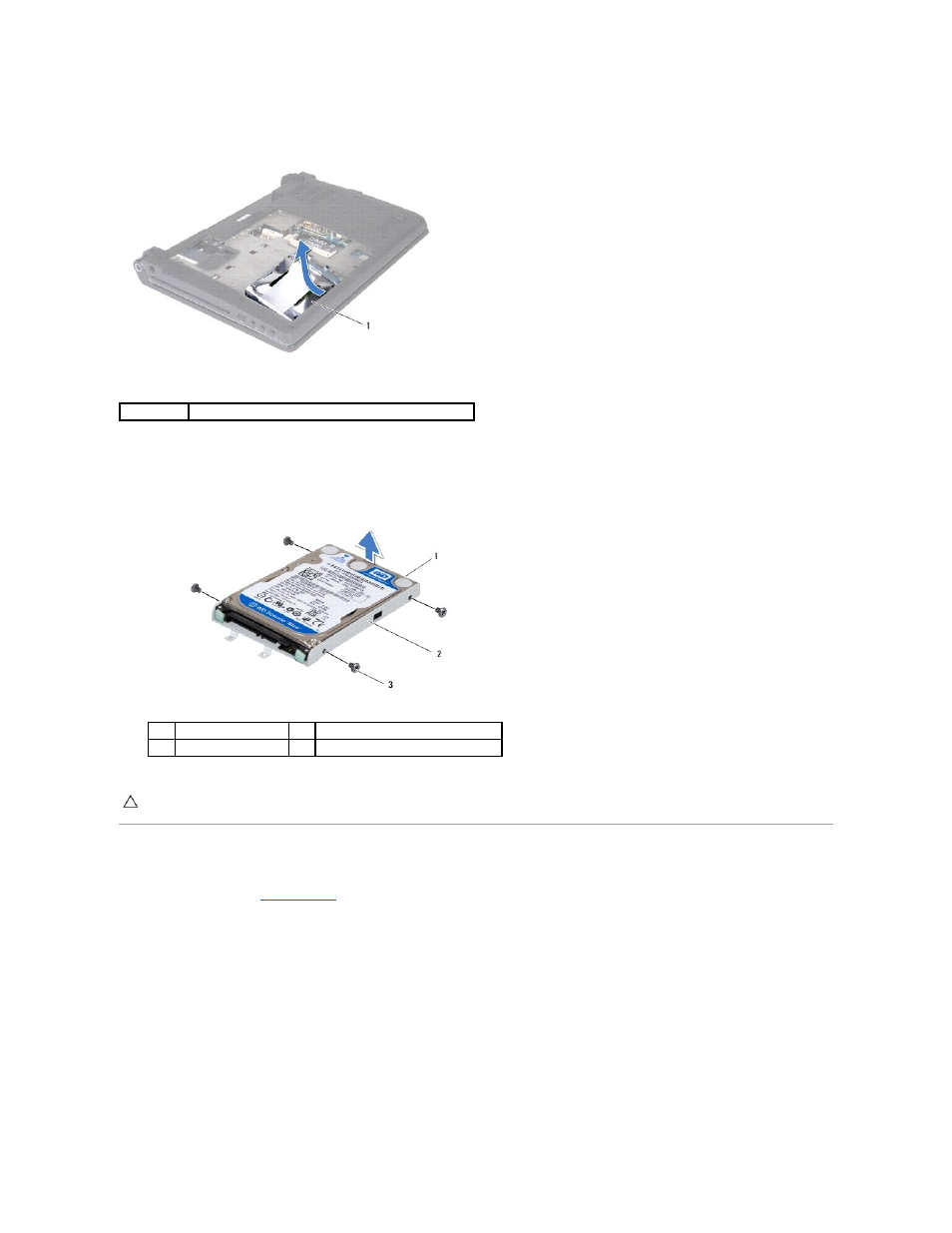 Replacing the hard drive | Dell Studio 1458 (Early 2010) User Manual | Page 26 / 47