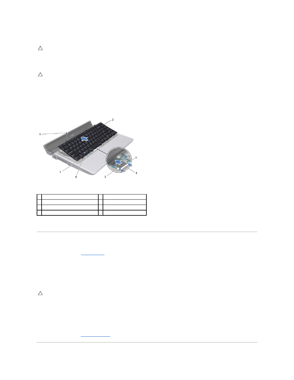 Replacing the keyboard | Dell Studio 1458 (Early 2010) User Manual | Page 29 / 47