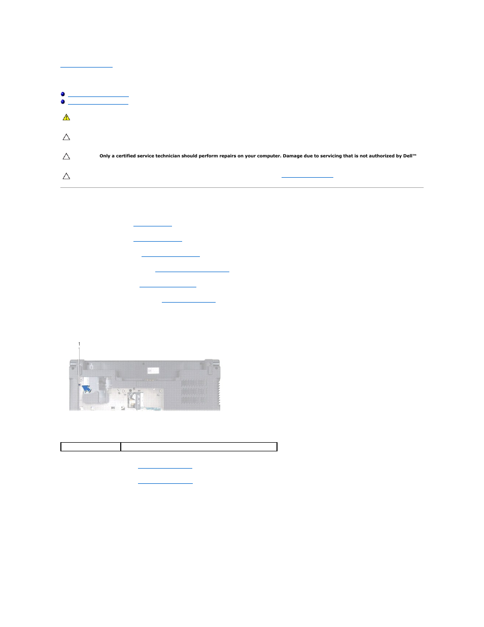 Optical drive, Removing the optical drive | Dell Studio 1458 (Early 2010) User Manual | Page 36 / 47