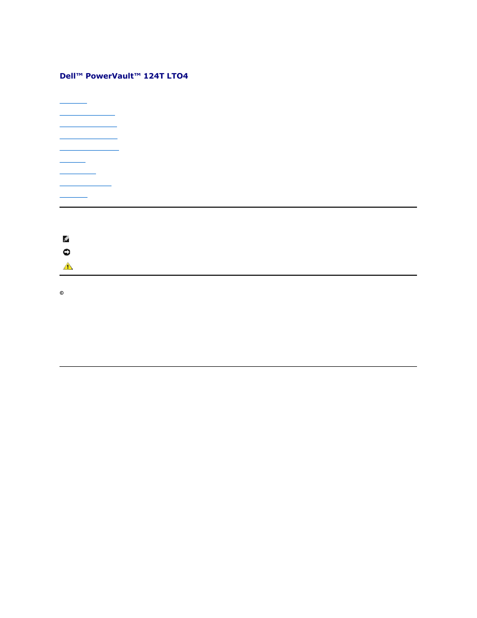 Dell PowerVault 124T User Manual | 57 pages