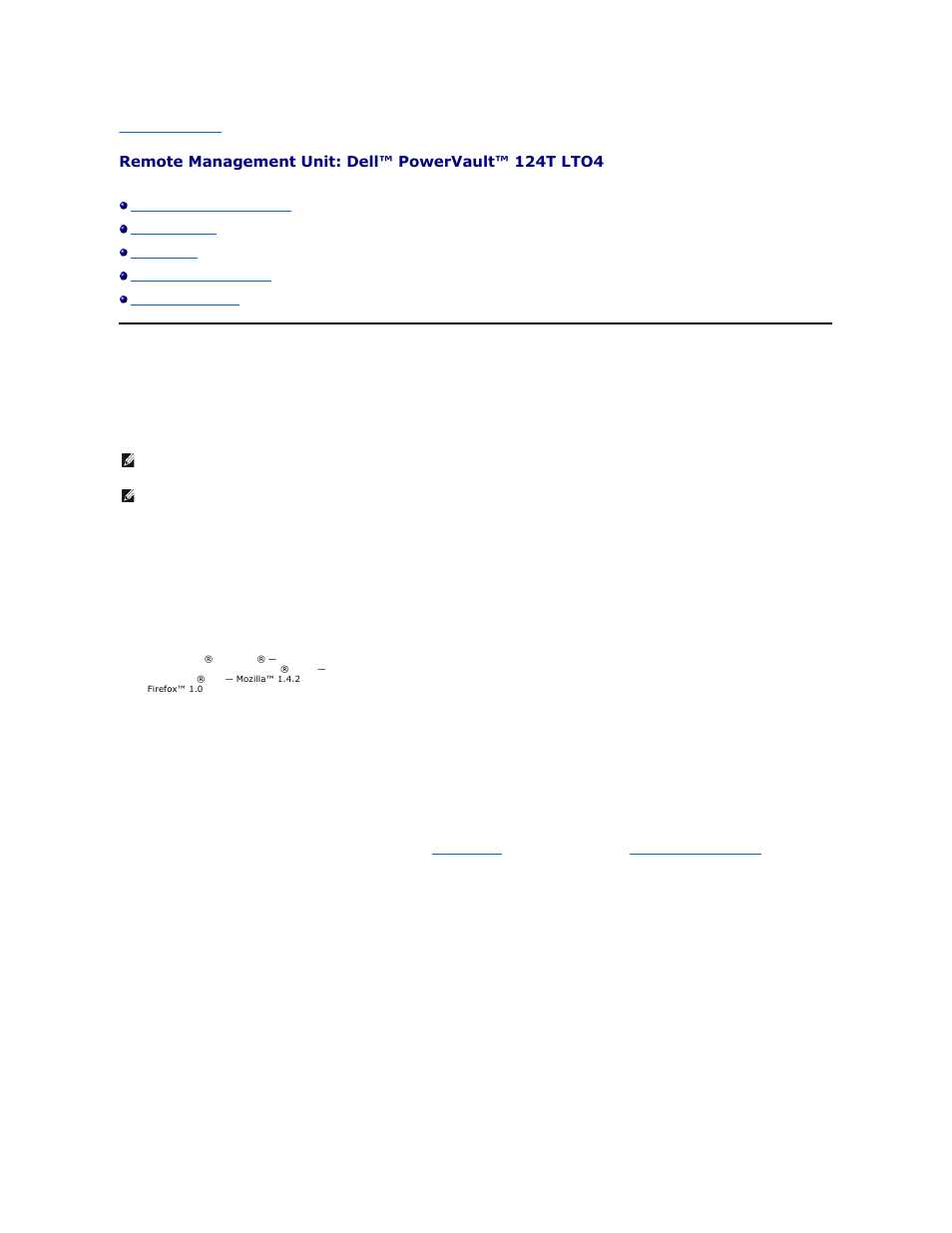 Remote management unit overview | Dell PowerVault 124T User Manual | Page 31 / 57