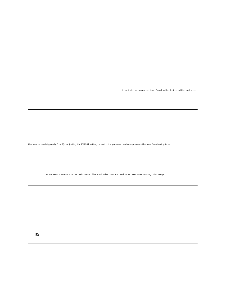 Scsi barcode length, Setting magazines, Setting security | Barcode reader | Dell PowerVault 124T User Manual | Page 6 / 57