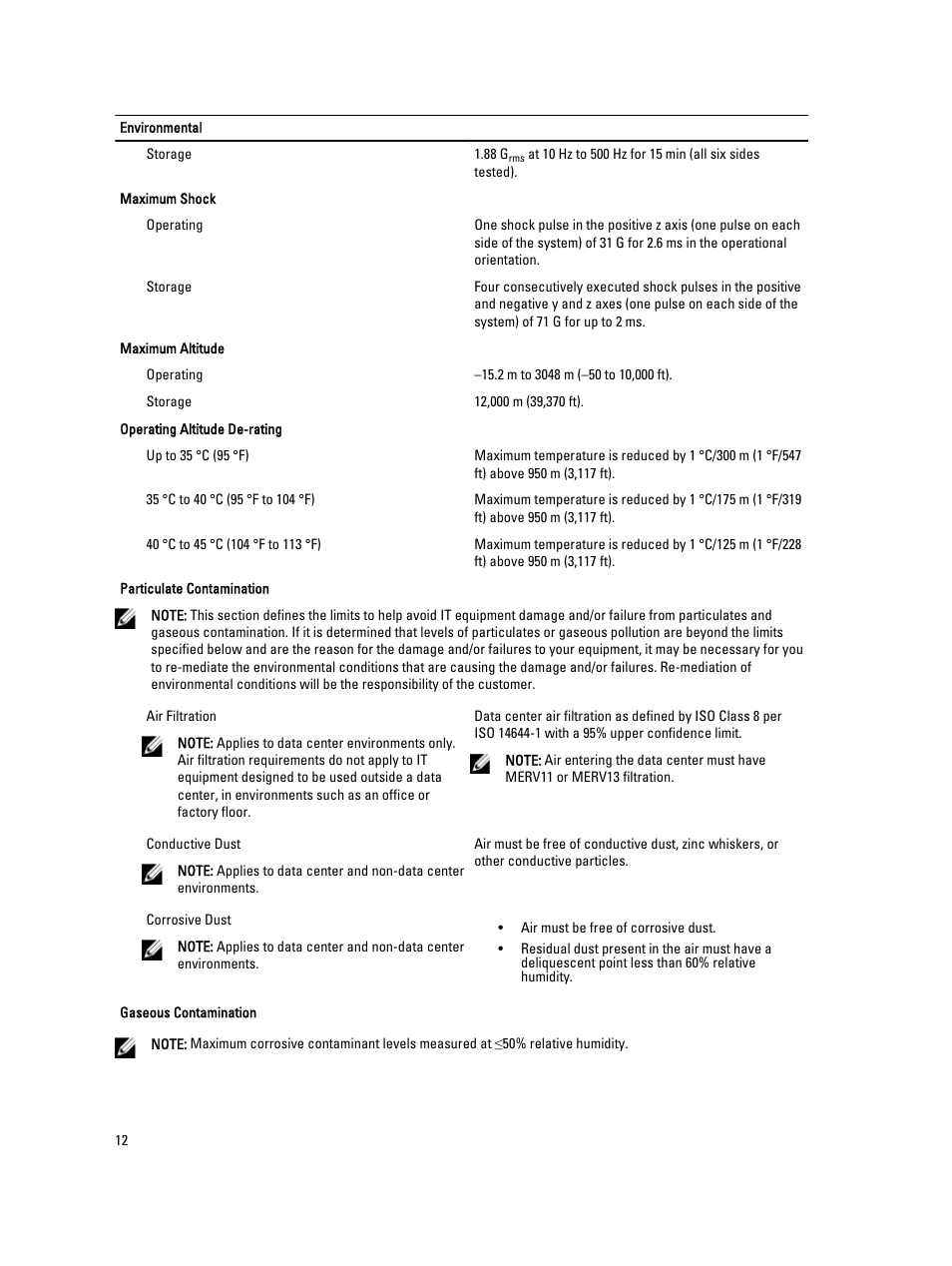 Dell PowerEdge M620 (for PE VRTX) User Manual | Page 12 / 13