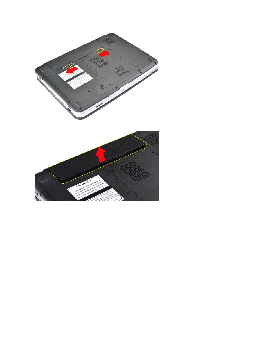 Replacing the battery | Dell Vostro 1015 (Mid 2009) User Manual | Page 5 / 76