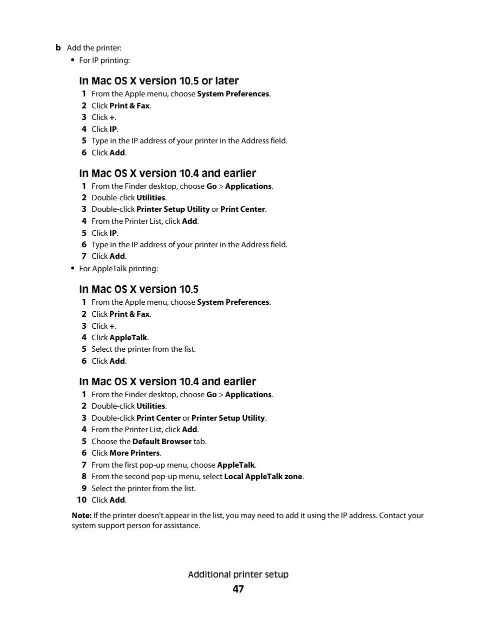 Dell 5350dn Mono Laser Printer User Manual | Page 47 / 193