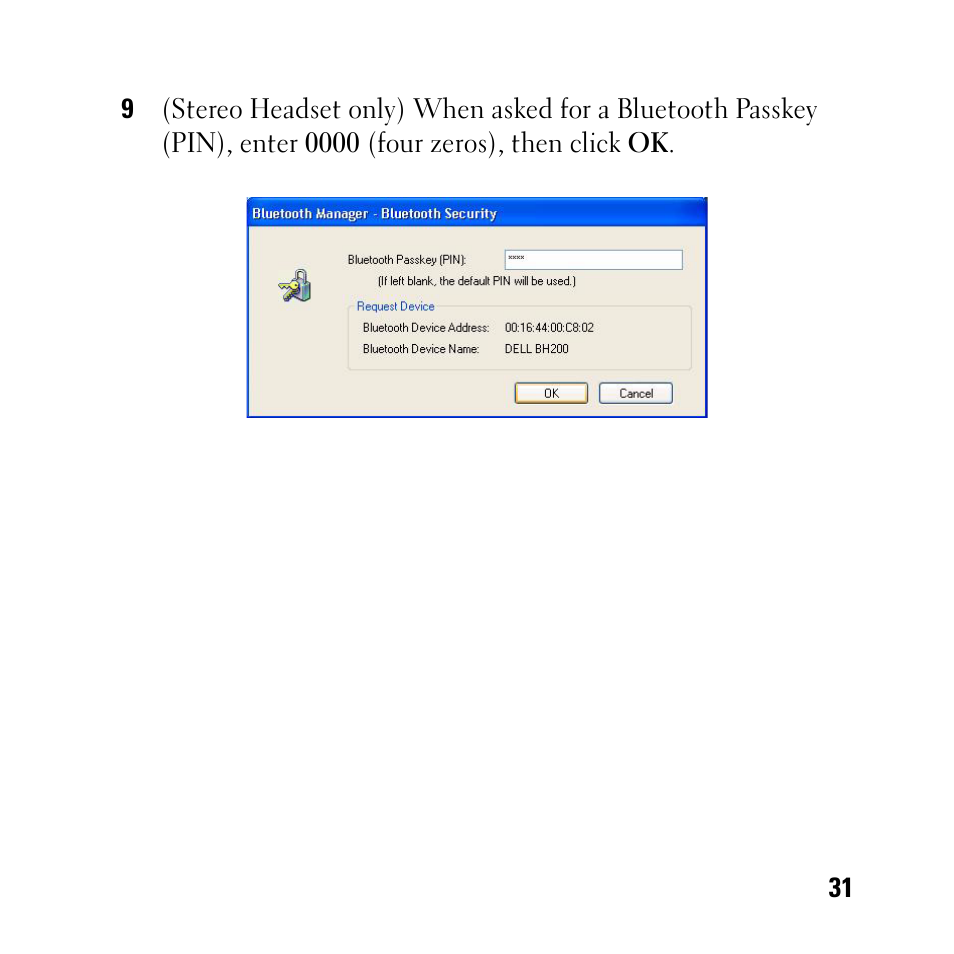 Dell BH200 Bluetooth 2.0 EDR Stereo Headset User Manual | Page 31 / 93