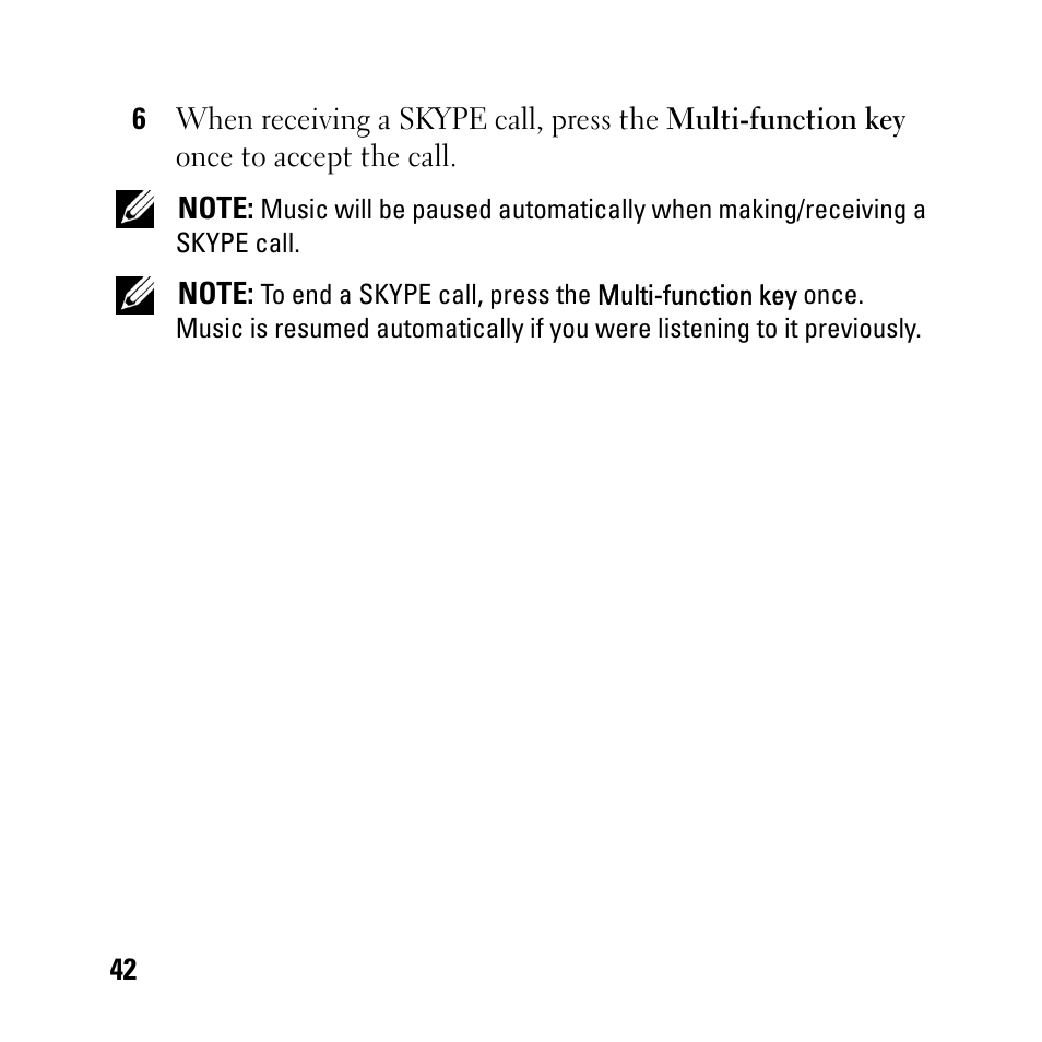 Dell BH200 Bluetooth 2.0 EDR Stereo Headset User Manual | Page 42 / 93