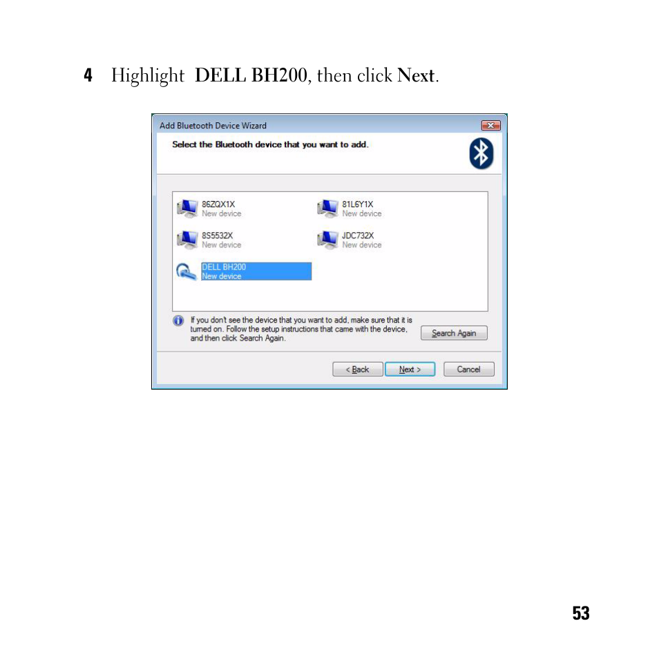 Dell BH200 Bluetooth 2.0 EDR Stereo Headset User Manual | Page 53 / 93