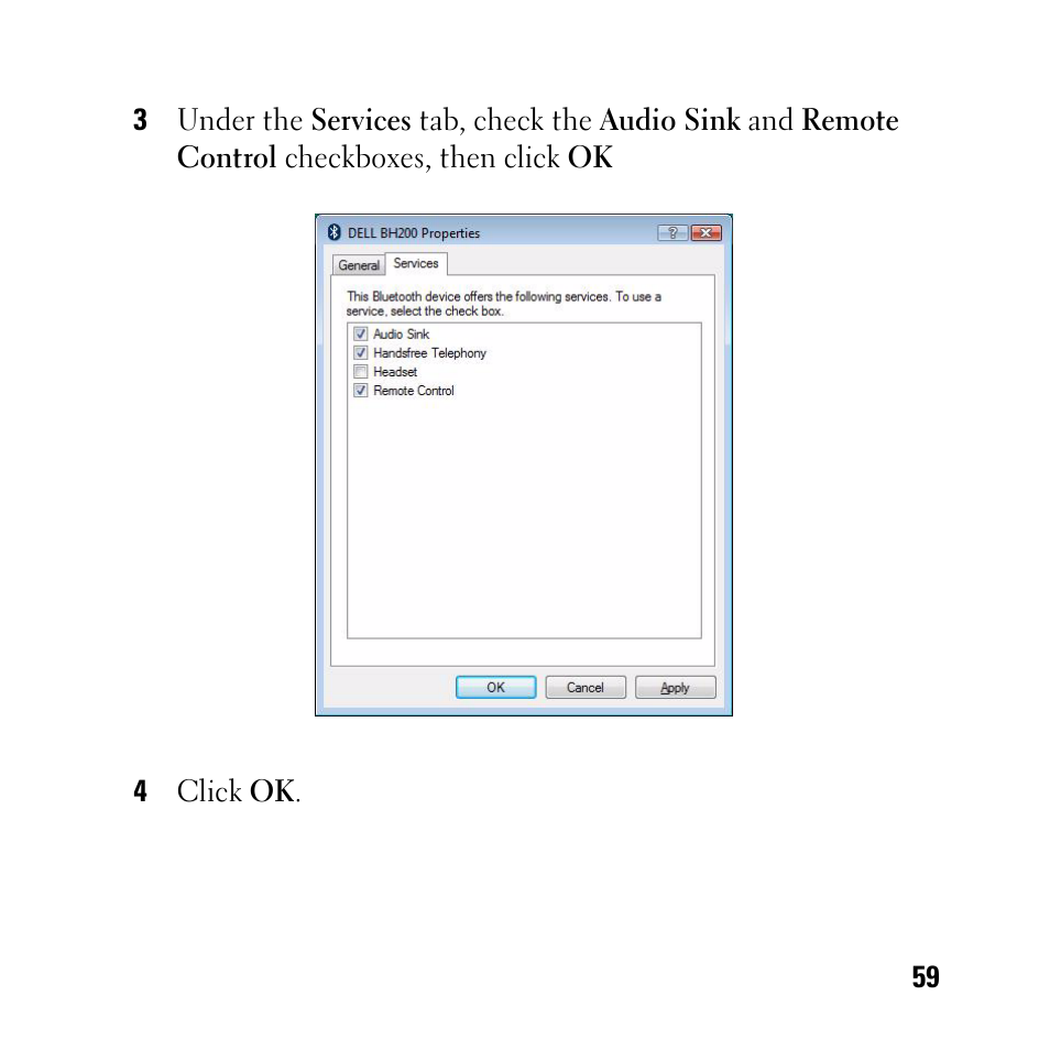 Dell BH200 Bluetooth 2.0 EDR Stereo Headset User Manual | Page 59 / 93