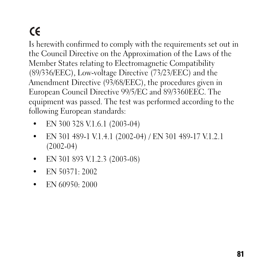 Dell BH200 Bluetooth 2.0 EDR Stereo Headset User Manual | Page 81 / 93