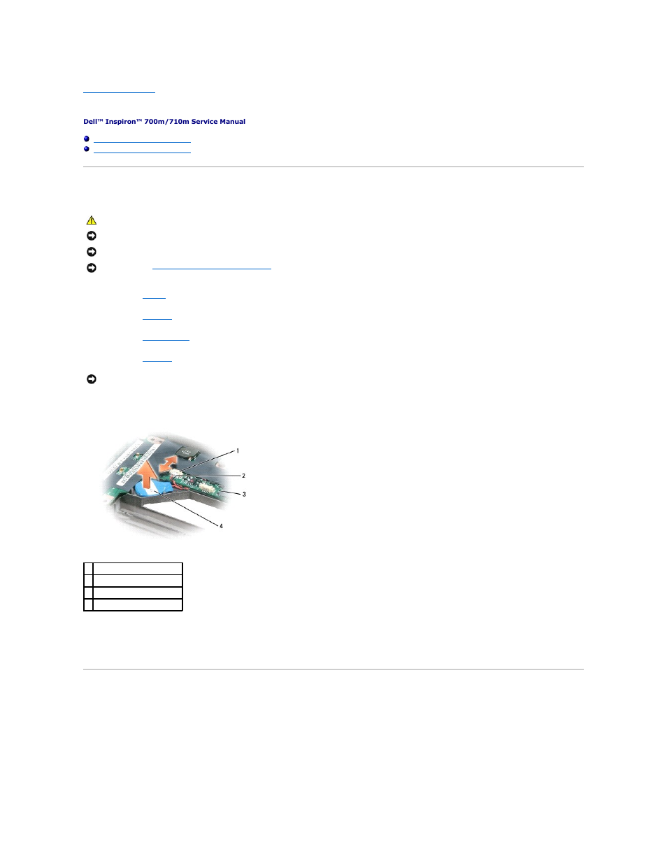 Coin-cell battery, Removing the coin-cell battery, Replacing the coin-cell battery | Dell Inspiron 710M User Manual | Page 30 / 44