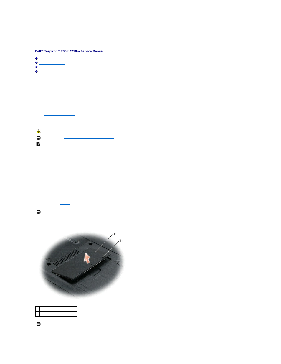 Dell Inspiron 710M User Manual | Page 36 / 44