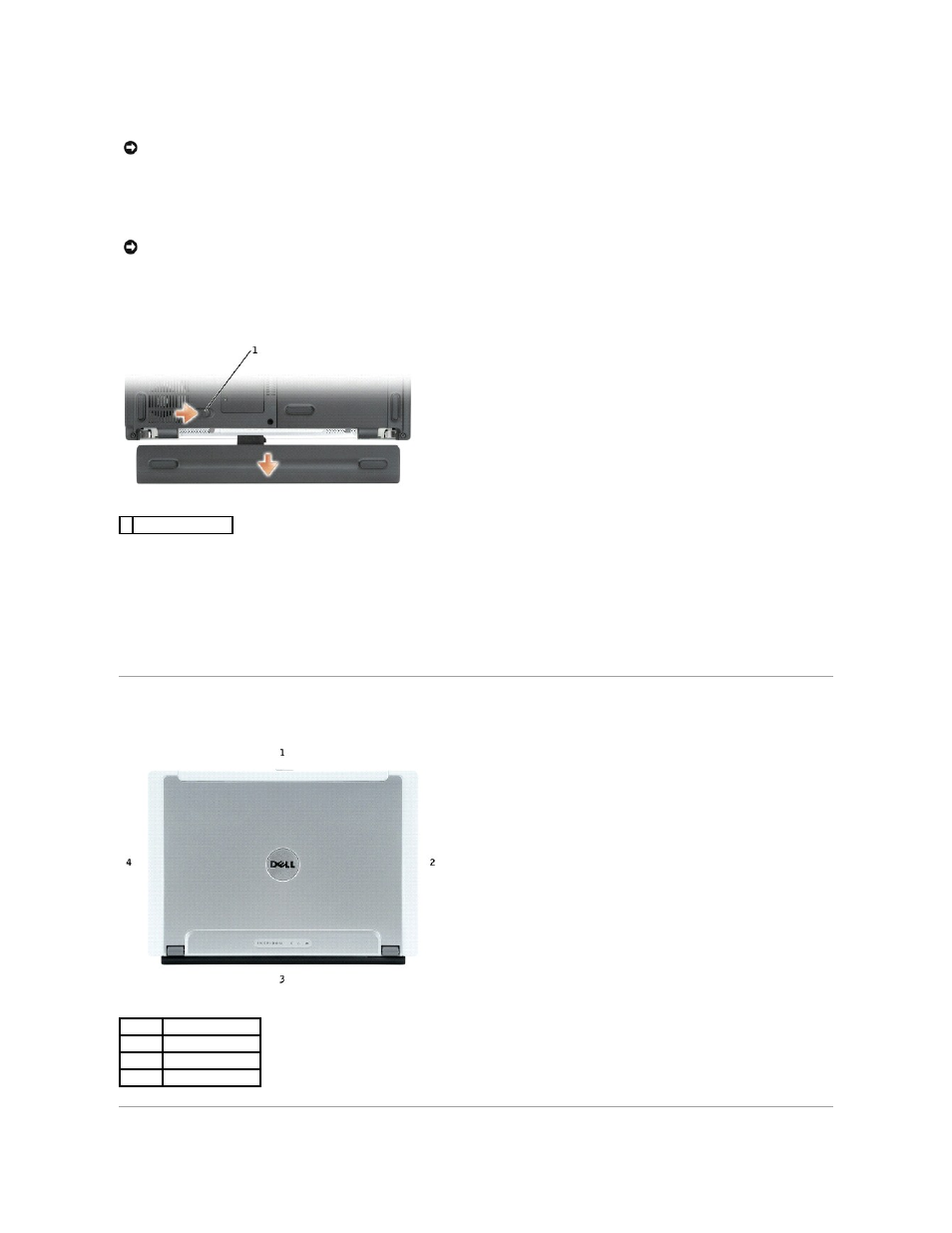 Computer orientation | Dell Inspiron 710M User Manual | Page 4 / 44