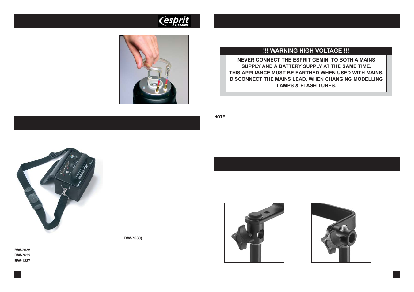 Bowens Esprit Gemini Bwl-0353 User Manual | Page 5 / 6