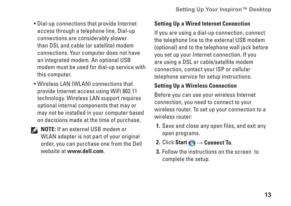 Dell Inspiron 545s (Early 2009) User Manual | Page 15 / 66