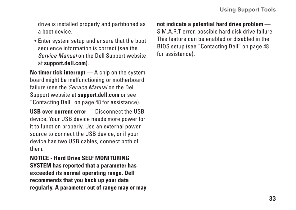 Dell Inspiron 545s (Early 2009) User Manual | Page 35 / 66