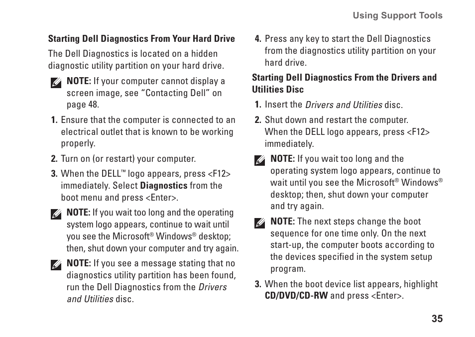 Dell Inspiron 545s (Early 2009) User Manual | Page 37 / 66