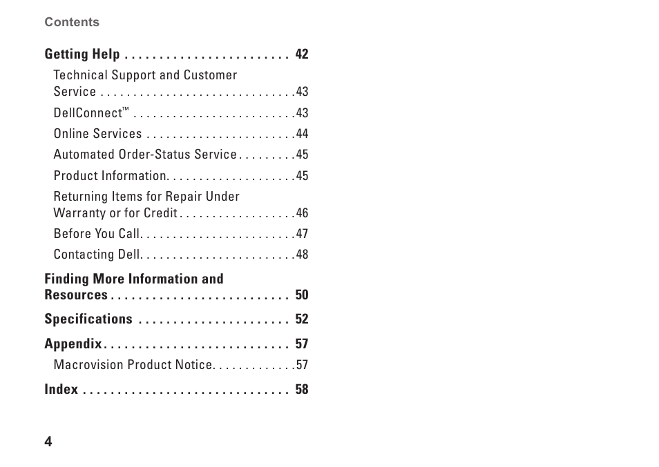 Dell Inspiron 545s (Early 2009) User Manual | Page 6 / 66