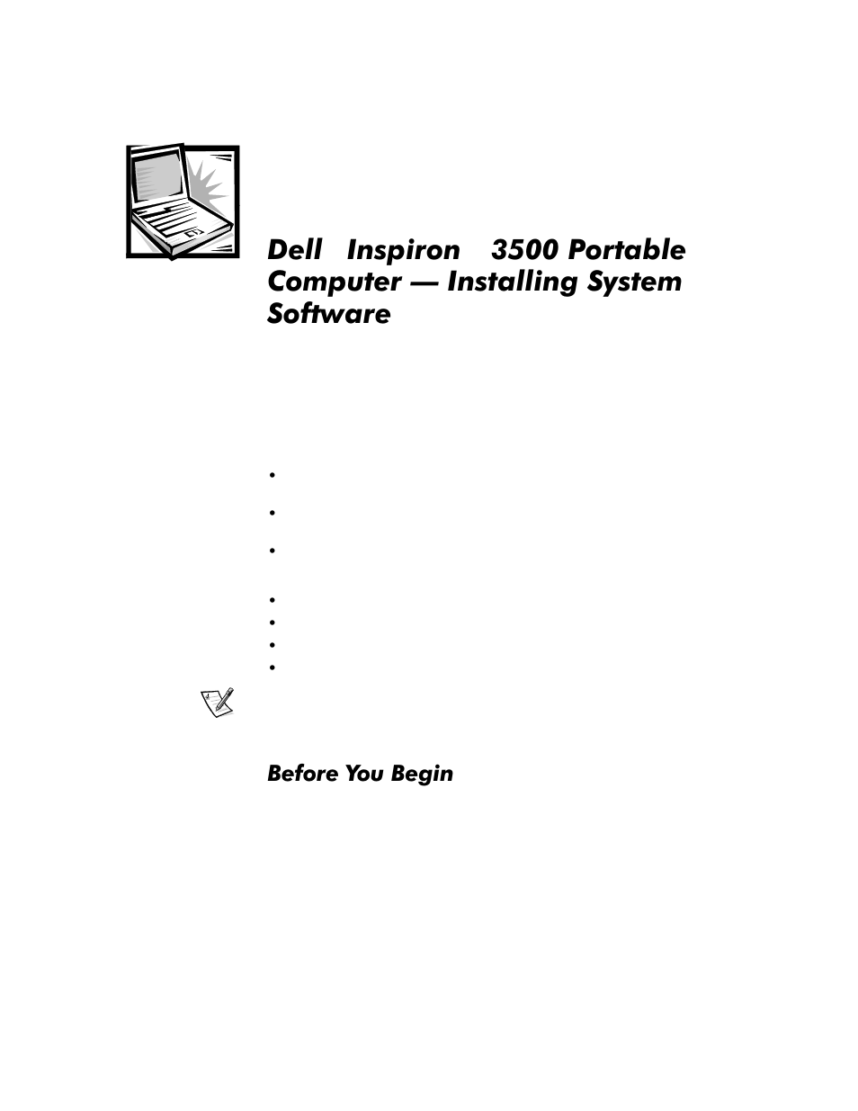 Dell Inspiron 3500 User Manual | 8 pages