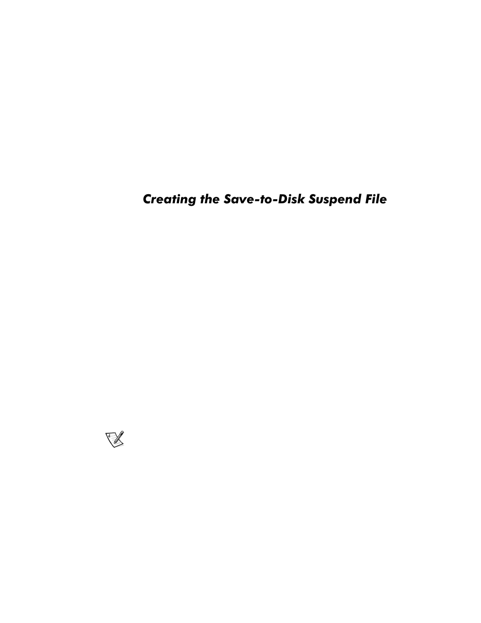 Creating the save-to-disk suspend file, Uhdwlqjwkh6dyhwr'lvn6xvshqg)loh | Dell Inspiron 3500 User Manual | Page 6 / 8