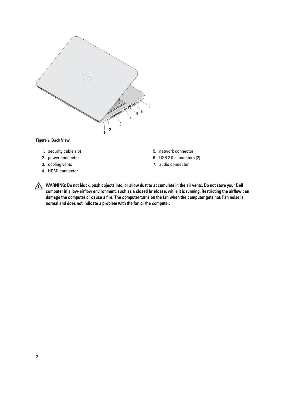 Dell Vostro 2521 (Early 2013) User Manual | Page 2 / 6