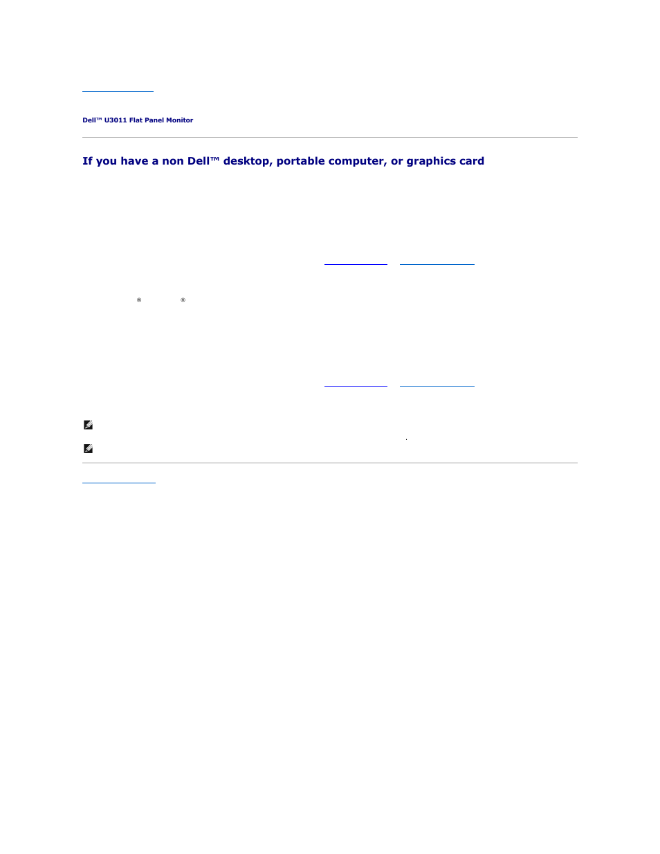 Setting up your monitor | Dell U3011 Monitor User Manual | Page 16 / 38