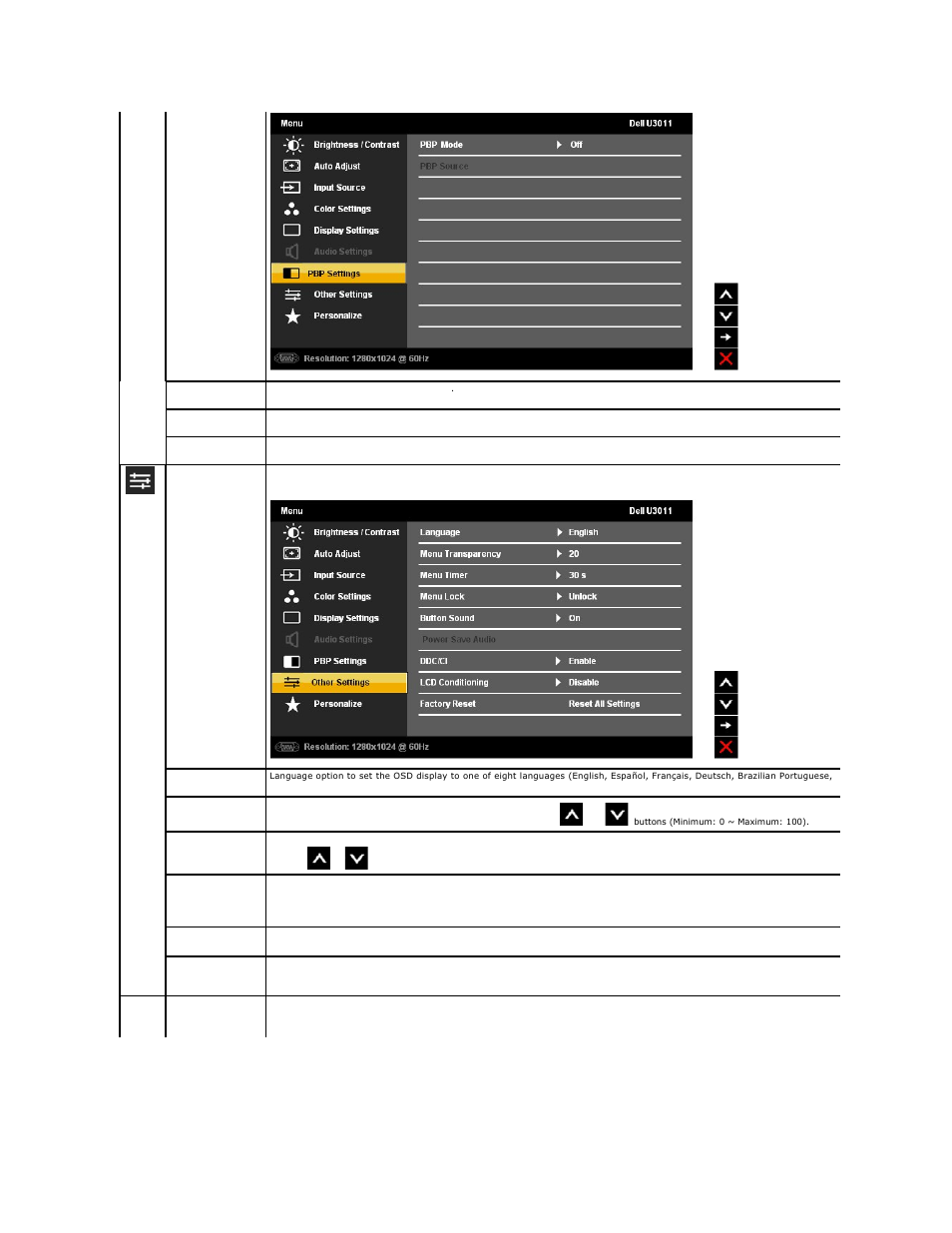 Dell U3011 Monitor User Manual | Page 24 / 38