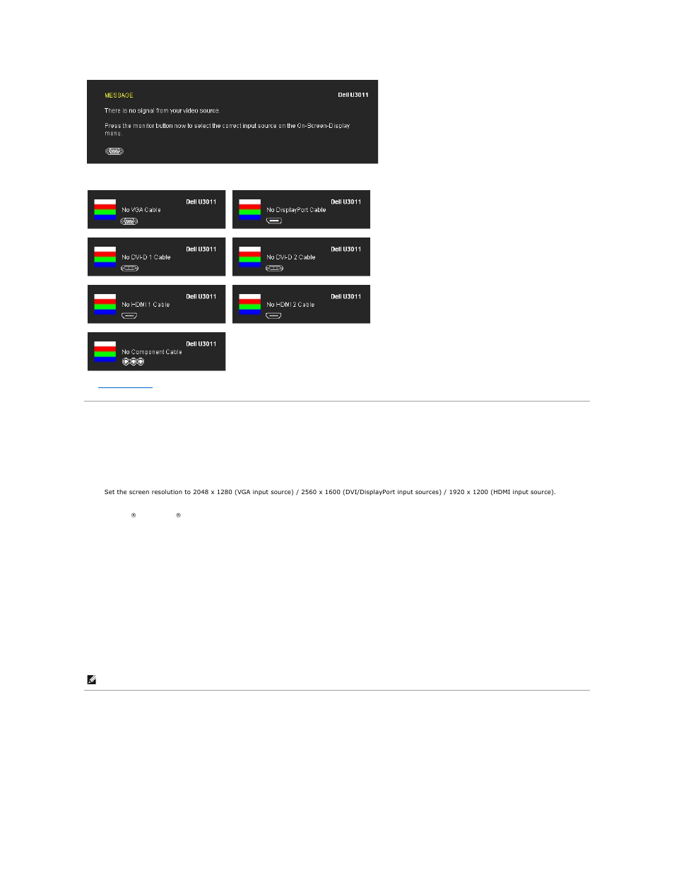 Setting the maximum resolution, Using the dell soundbar (optional) | Dell U3011 Monitor User Manual | Page 27 / 38