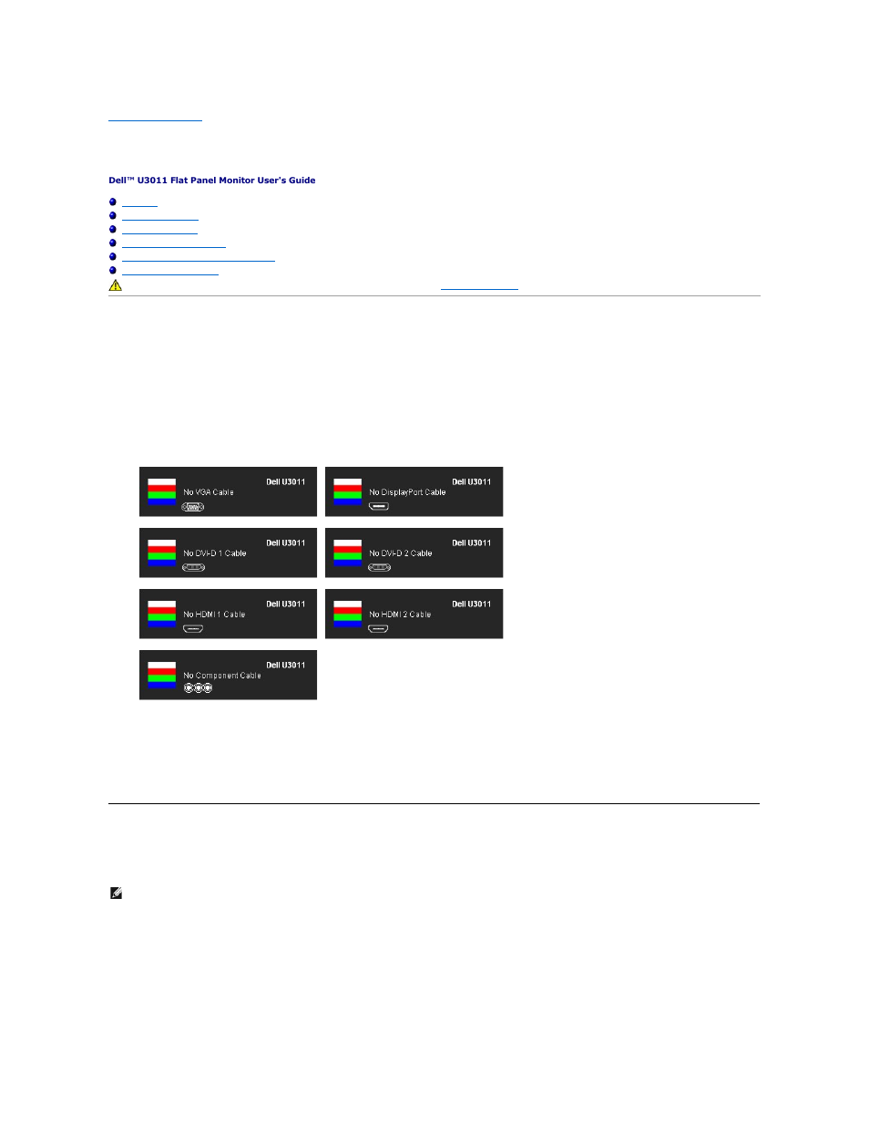 Troubleshooting, Self-test, Built-in diagnostics | Dell U3011 Monitor User Manual | Page 35 / 38