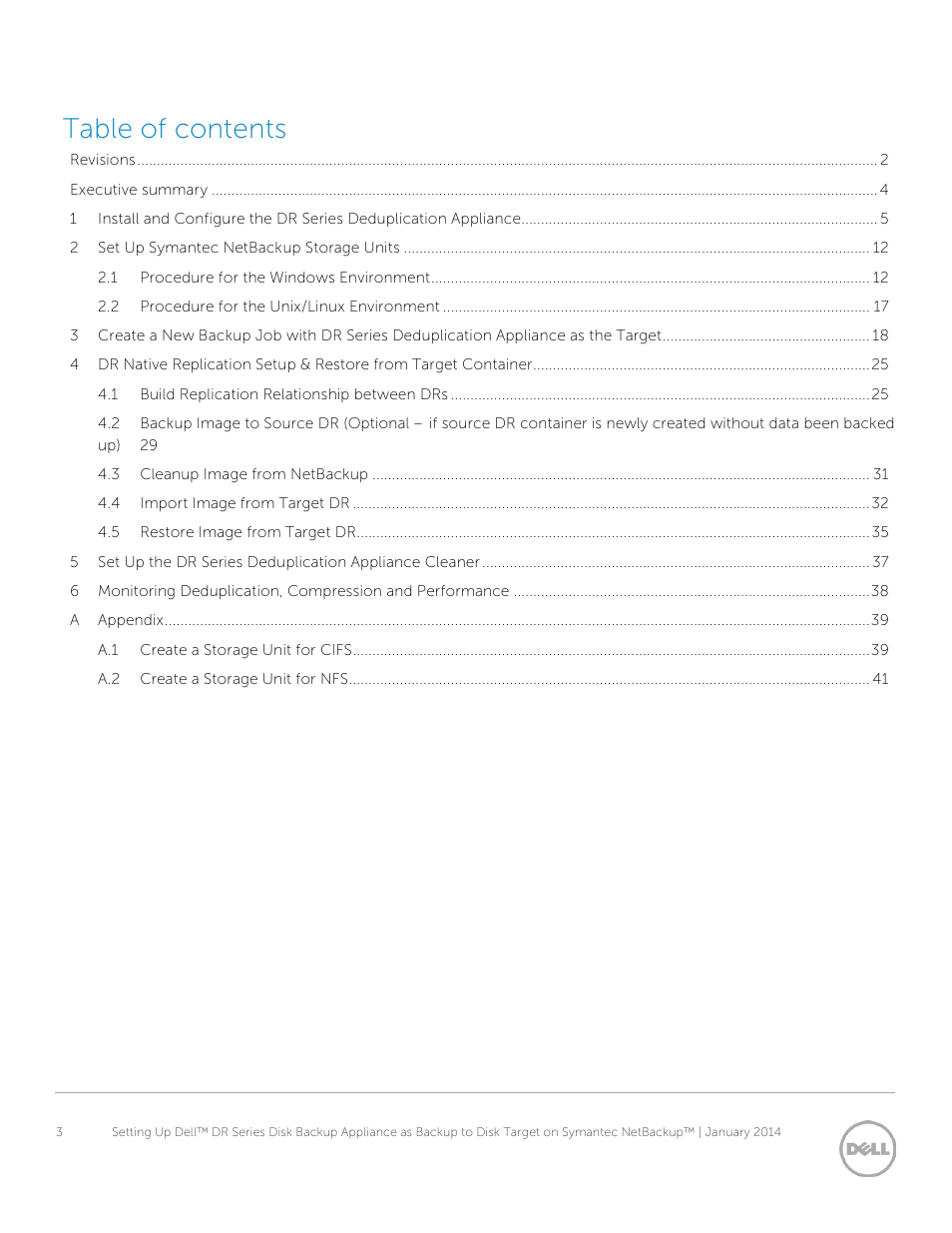 Dell PowerVault DR2000v User Manual | Page 3 / 41