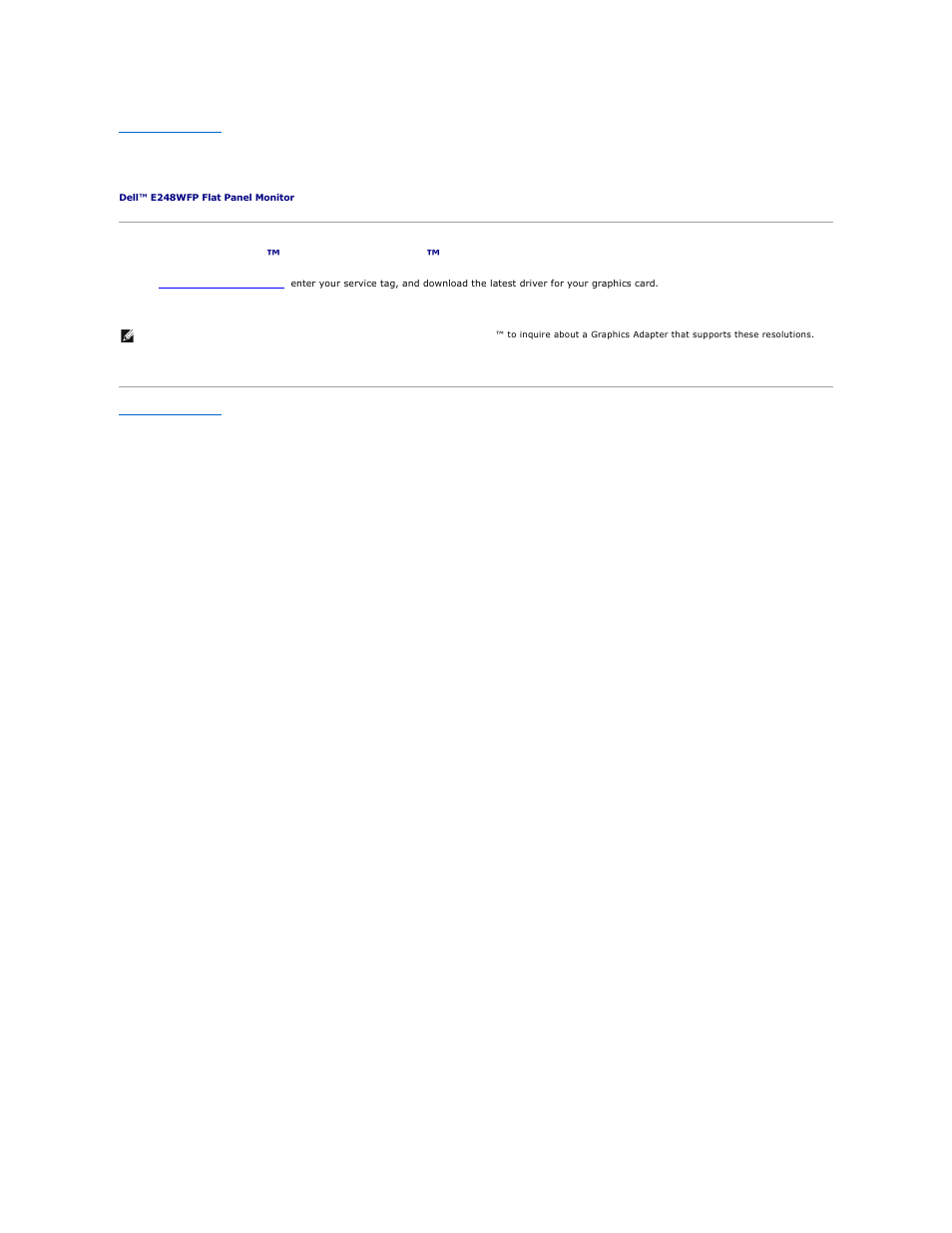 Setting up your monitor | Dell E248WFP Monitor User Manual | Page 11 / 30