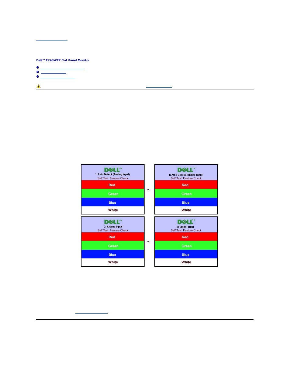 Solving problems, Troubleshooting your monitor, Common problems | Dell E248WFP Monitor User Manual | Page 28 / 30