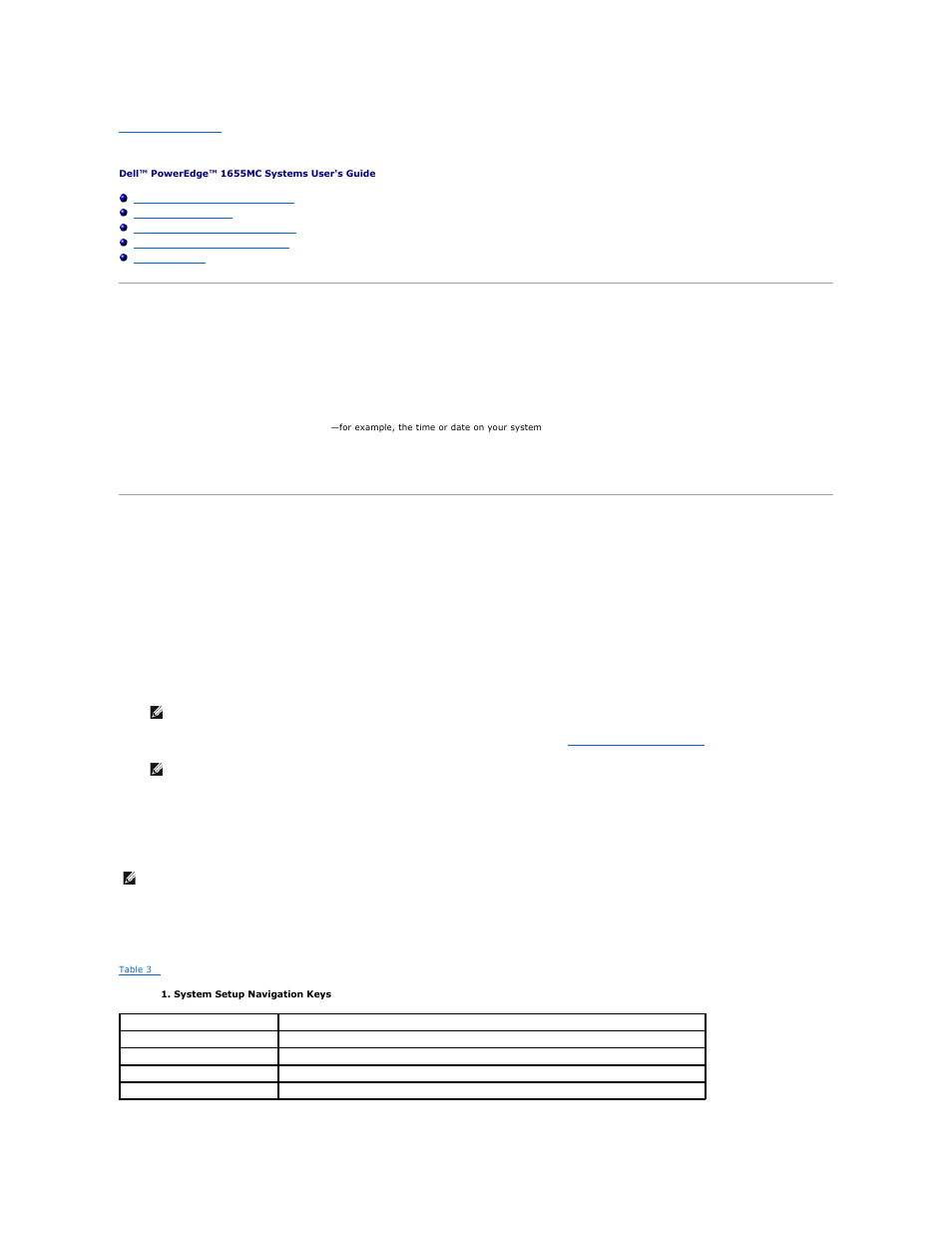 Using the system setup program, Entering the system setup program, Responding to error messages | Dell PowerEdge 1655MC User Manual | Page 12 / 28