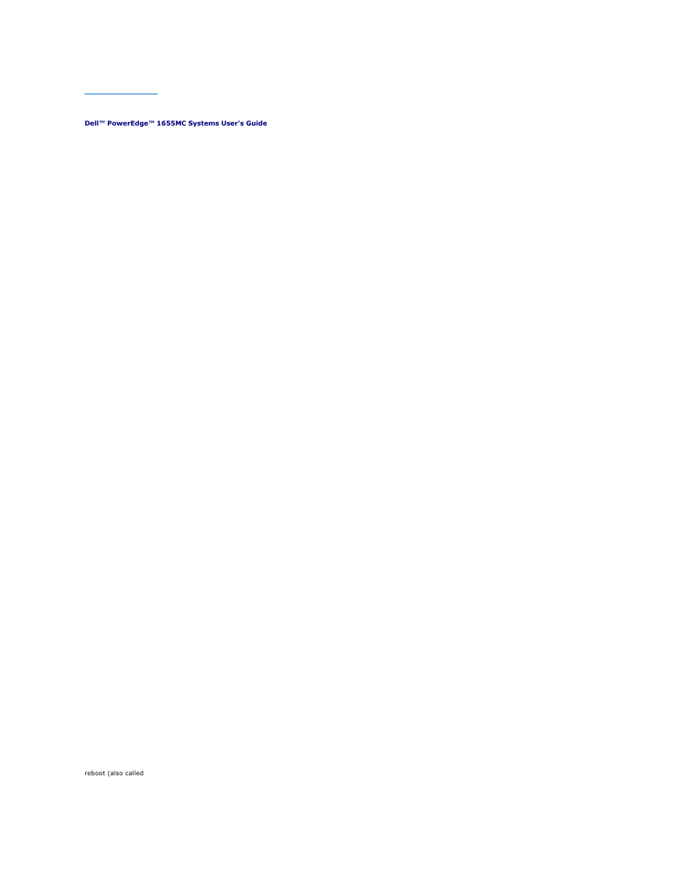 Glossary | Dell PowerEdge 1655MC User Manual | Page 18 / 28