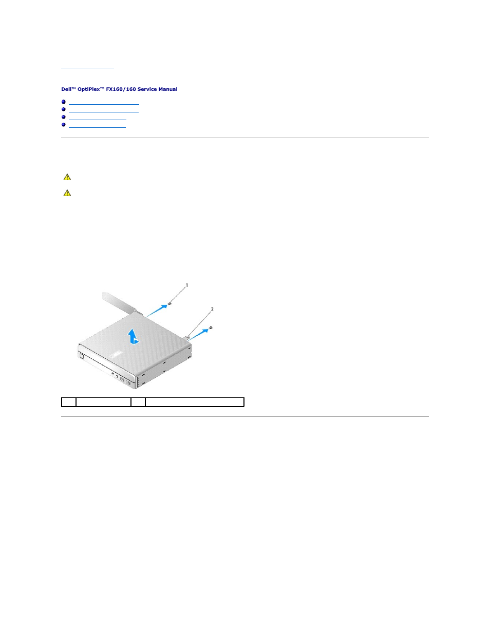 Covers, Removing the computer cover, Replacing the computer cover | Dell OptiPlex FX160 (Late 2008) User Manual | Page 10 / 65